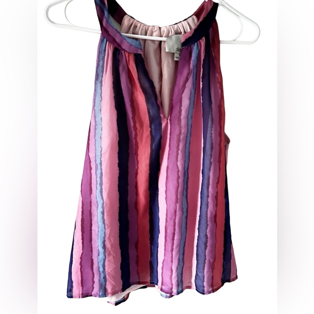 GUC Chloe Oliver Striped Sleeveless Top Size L